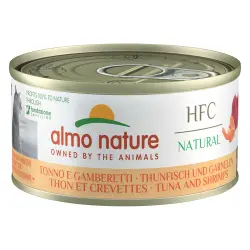 Almo Nature HFC Natural 6 x 70 g - Atún y gambas