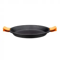 BRA Efficient Paellera Antiadherente con Asas 40cm Aluminio Fundido