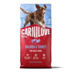 Carnilove Active Salmon&Turkey Pienso para Perros con Salmón y Pavo, 4 kg