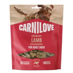 Carnilove Dog Crunchy Snack - Cordero con arándanos rojos (200 g)