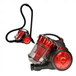 EDM Ciclic Pro Aspirador Ciclónico sin Bolsa 700W Negro/Rojo