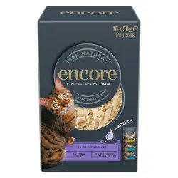 Encore Cat en caldo en bolsitas 20 x 50 g - Pack % - Selección deliciosa - Pack mixto