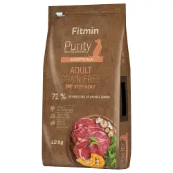 Fitmin dog Purity Adult Vacuno sin cereales - 12 kg