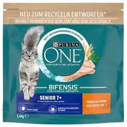 Purina ONE Senior 7+ pienso para gatos - 1,4 kg