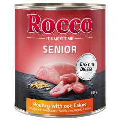 Rocco Senior 6 x 800 g - Ave y copos de avena