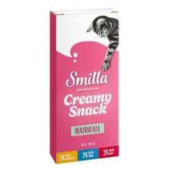 Smilla Creamy Snack Adult Hairball - 6 x 14 g