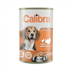 12x1240g Calibra Premium perro Adulto Latas con Pavo Pollo Jelly
