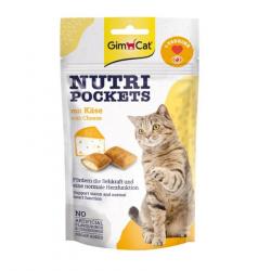 Gimcat Nutri Pockets queso y taurina 60 gr.