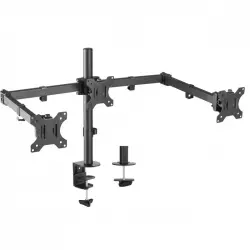 Aisens DT27TSR-061 Soporte Doble Brazo para 3 Monitores 13-27" VESA 100x100 Máx 7Kg
