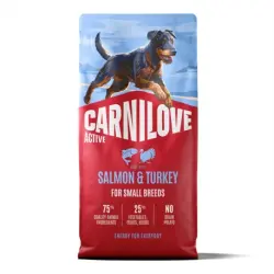 Carnilove Active Small Salmon&Turkey Pienso para Perros Pequeños con Salmón y Pavo, 4 kg