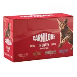 Carnilove Cat bolsitas 12 x 85 g - Pack mixto en salsa (4 variedades)