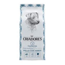 Criadores Pollo y Arroz pienso para cachorros de razas medianas