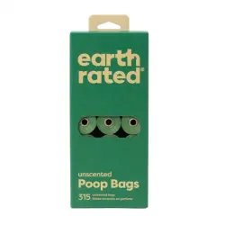 Earth Rated Refill Bolsas sin perfume para caca de perros