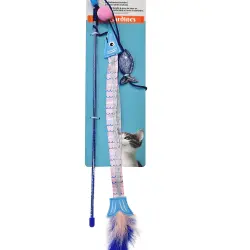 Fofos Caña interactiva sardina para gatos - 10 cm x 1.5 cm x 40 cm
