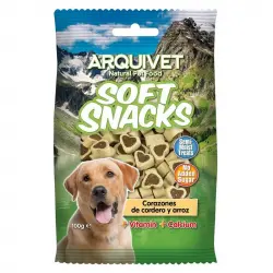 Golosinas para perros Soft snacks corazones de cordero y arroz  100 grs., Unidades 14 unidades