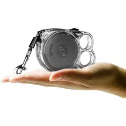 HausPets Mini correa retráctil de 3 m y 120 g reflectante - Artículo 1