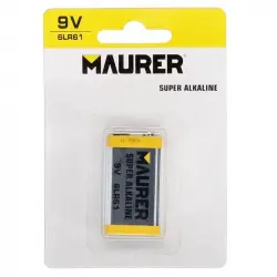 Maurer Pila Alcalina 6LR61 9V