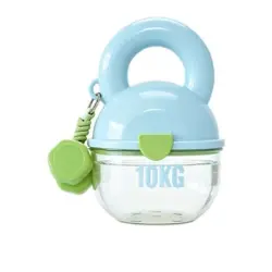 MCBOSON Taza de viaje Vitality Kettlebell para gatos y perros, azul - Azul