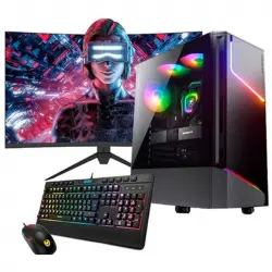 Neo-PC Gaming Mx360 AMD Ryzen 5 4600G/32GB/1TB SSD/RTX 4060 + Monitor 27" FullHD + Teclado y Ratón