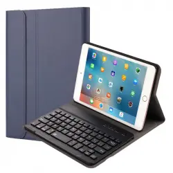 Royal Bailey FT1027 Funda con Teclado Bluetooth para Ipad Mini1/2/3 Azul
