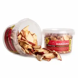 Snack Manzana ORYCS alimento complementario para conejos, roedores, aves y reptiles herbívoros 75 g - 75 g