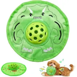 UAMLY Frisbee para perros con alimentador lento - Verde
