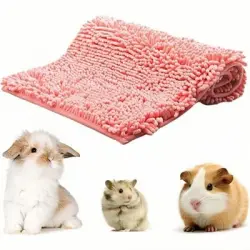 ZooVenture Alfombrilla reutilizable para jaula de cobayas - Rosa