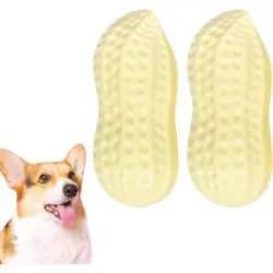 ZooVenture s de goma blanca para perros (2 piezas) - Juego de 2 piezas | Color: Blanco