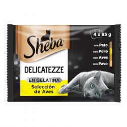 Sheba Delicato Selección Aves en gelatina (4*85gr)