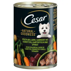Cesar Natural Goodness - 6 x 400 g - Cordero