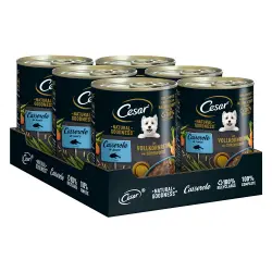 Cesar Natural Goodness - 6 x 400 g - Pescado y superalimentos