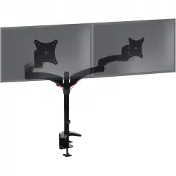 Duronic DM452 Soporte de Mesa 2 Monitores 15"-27" VESA 100x100 Máx 8kg
