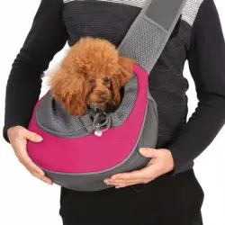 FurryFusion Bolso bandolera con diseño de gato y perro - Artículo 1