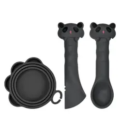 HausPets Cuchara y tapa para la lata de comida para mascotas - Artículo 3