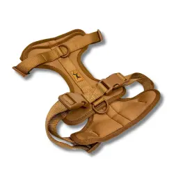 La Casa de Turrón Arnés Adventure Desert marrón con 3 puntos de enganche para perro - M