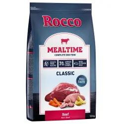 Rocco Mealtime con vacuno pienso para perros - 12 kg