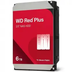 WD Red Plus NAS 6TB Disco Interno HDD 3.5" 256MB SATA 3