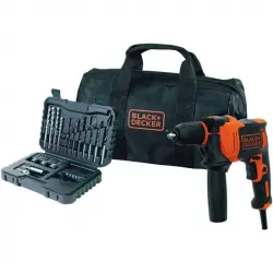 Black & Decker BEH710SA32-QS Taladro Percutor 710W con 32 Accesorios y Bolsa de Transporte