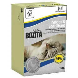 Bozita Feline Tetra Recart  6 x 190 g - Indoor & Sterilised