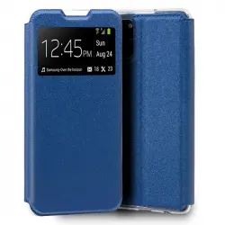 Cool Funda Flip Cover Lite Liso Azul para Samsung N770 Galaxy Note 10 Lite