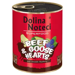 Dolina Noteci Superalimentos 6 x 800 g - Corazones de vacuno y oca