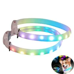 FurryFusion Collar luminoso para perros - 1 pieza