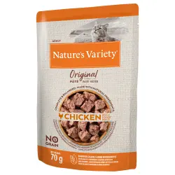 Nature's Variety Original Paté No Grain 12 x 70 g para gatos - Pollo