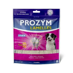 Prozym en láminas snacks dentales para perros - para perros medianos (15 - 25 kg) 15 piezas