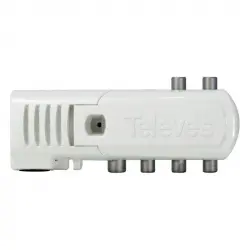 Televes Amplificador Antena TV 5 Salidas 16dB Blanco