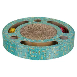 Trixie Tambor Rascador azul para gatos - 33 cm