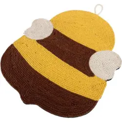 UAMLY Alfombrilla rascadora para gatos Bee Cat - Artículo 1