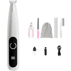 ZooVenture Cortapelos LCD de 5W para gatos y perros - Potencia: 5W