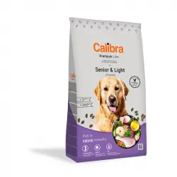 12+2.5 Kg ¡Gratis! Calibra dog premium line senior light pienso para perros