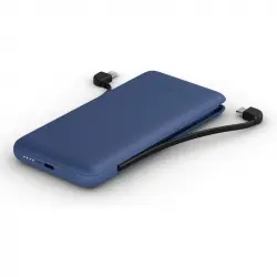 Belkin BoostCharge Plus Powerbank USB-C 10000 mAh con Cables Integrados Azul